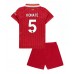 Maillot de foot Liverpool Ibrahima Konate #5 Domicile vêtements enfant 2024-25 Manches Courtes (+ pantalon court)